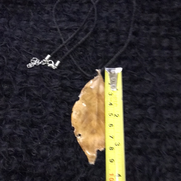 Exclusive Leaf Boho One of a Kind Necklace - Picture 10 of 12